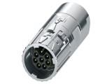 Conector M17 PRO mufă, 8 pini, 7+PE, 630V, 14A, IP67