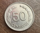 C50 - Moneda foarte veche - Ecuador - 50 centavos - 1974
