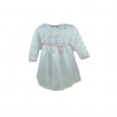 Rochita pentru fete Mini Junior 125-AB-86-cm, Alb foto