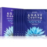 Petitf&eacute;e Agave Cooling mască intensă cu hidrogel pentru netezirea pielii 5x32 g, PETITFEE