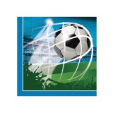 Set 20 servetele party model fotbal, 33 x 33 cm