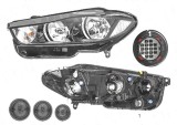 Far JAGUAR XE (X760), 06.2015-, HELLA, fata, partea stanga, cu &amp;#39;lumina de zi&amp;#39; tip LED;tip bec H15+H7+PSY24W; electric; cu motor;