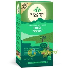 Ceai Tulsi Focus (Amestec Concentrare si Sprijin Cognitiv) Ecologic/Bio 25dz