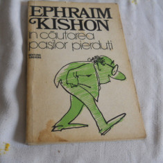 Ephraim Kishon- In cautarea pasilor pierduti,1977, coperta de Matty Aslan