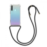 Husa pentru Xiaomi Redmi Note 8, Silicon, Transparent, 50183.01, Negru, Textil, Carcasa