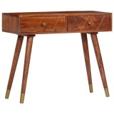 vidaXL Masă consolă, 90 x 35 x 76 cm, lemn masiv de acacia