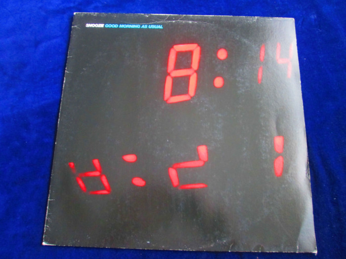 Snooze - Good Morning As Usual _ 12&quot;maxi single _ SSR ( 2001, Belgia)