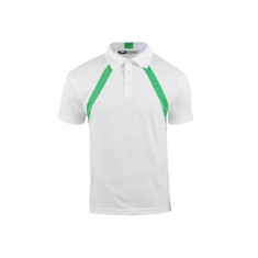 Tricou polo barbati Slazenger Lob Cool Fit, white-green, M