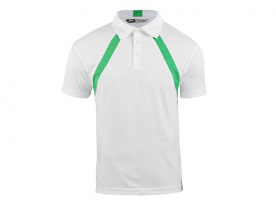 Slazenger Lob Cool Fit Polo Men - white-green - M foto