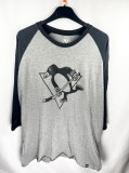 Pittsburgh Penguins tricou de bărbați cu m&acirc;necă lungă Raglan - XL