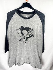Pittsburgh Penguins tricou de bărbați cu m&acirc;necă lungă Raglan - XL