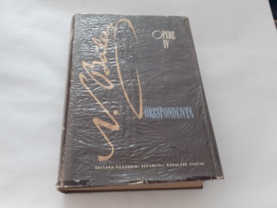 NICOLAE BALCESCU - OPERE volumul 4 CORESPONDENTA (1964, editura Academiei) foto