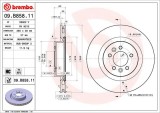 BREMBO 09.B858.11 PRIME LINE - UV Coated Disc frana