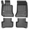 Set Covorase Auto Cauciuc Negro Mercedes-Benz C-Class W204 2007-2014 Pro Line Tip Tavita 3D 3D408005