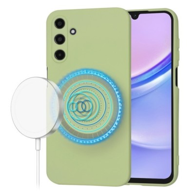 Husa pentru Samsung Galaxy A15 4G / A15 5G - Techsuit SoftFlex MagSafe - Matcha foto