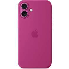 Husa de protectie Apple Silicone Case with MagSafe pentru iPhone 16 Plus - Fuchsia