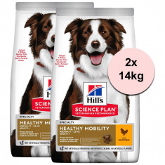 Hill&#039;s Science Plan Canine Adult Healthy Mobility Medium Chicken 2 x 14kg