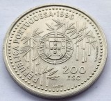440. Moneda Portugalia 200 escudos 1996 (1513 Portuguese Arrival in China)