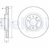 DELPHI BG4806C Disc frana