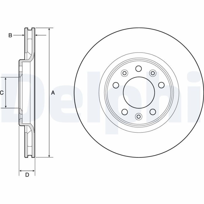 DELPHI BG4806C Disc frana