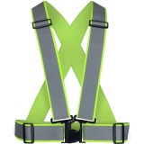 Bretele reflectorizante elastice galbene REFROX EVO, reglabile