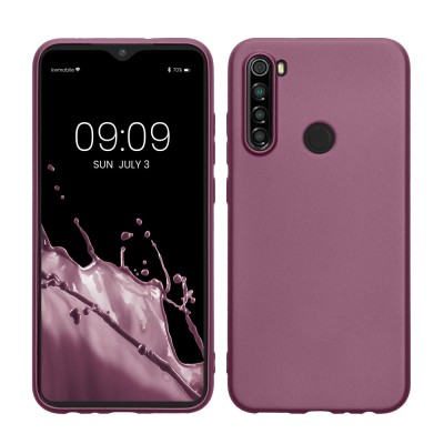 Husa Kwmobile pentru Xiaomi Redmi Note 8, Visiniu, Silicon, KWM000010LR007C foto