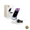 Incarcator Retea Wireless Tech-Protect QI15W-A22 3in1 15W 1.67A Alb