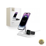 Incarcator Retea Wireless Tech-Protect QI15W-A22 3in1 15W 1.67A Alb