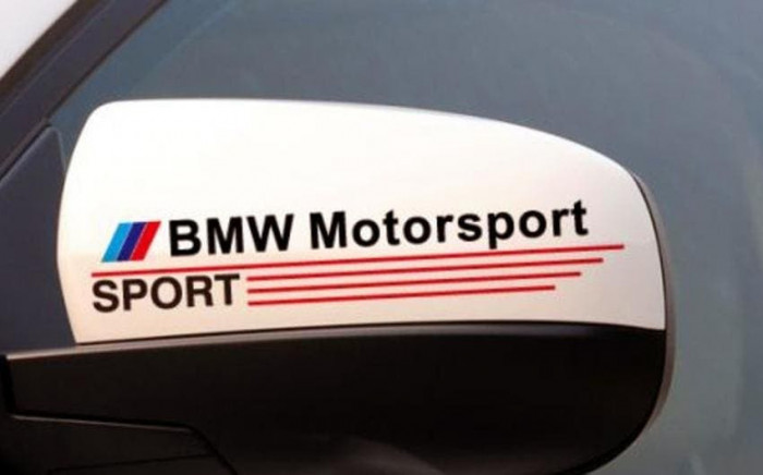 Sticker oglinda BMW ///M Motosport (2 buc.)