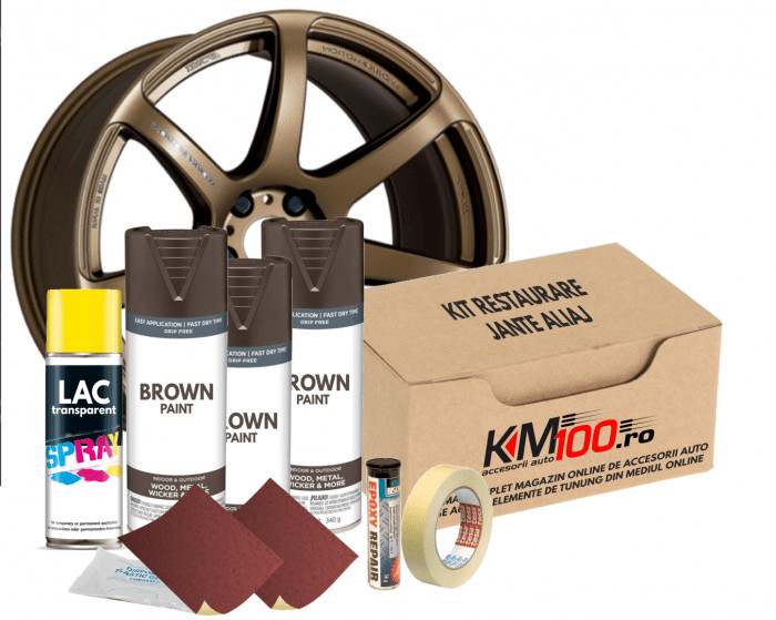 Kit reparatie jante, culoare MARO (V3)