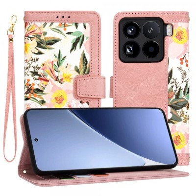 Husa pentru Xiaomi 15 Pro, Techsuit, FlipCraft, Roz foto