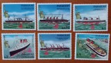 PARAGUAY -''TRENURI-U.S.A-BICENTENAR'' SERIE 6Val.-MNH-NESTAMPIL.-VEZI SCAN, Nestampilat