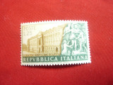 Serie Italia 1952 -200 Ani Casserta ,1 valoare 25 Lire, Nestampilat