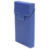 Husa albastra din piele pentru pachet de tigari superslim P34 Breckner