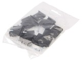 Suport flexibil negru 20 buc oțel inoxidabil WIDE24