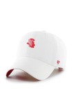 47 brand șapcă de baseball din bumbac MLB Chicago White Sox culoarea alb, uni, B-CHPCU06GWS-WH