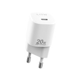 Incarcator retea lito tipe-c pd20w fast charging pentru iphone, samsung, ipad, alb