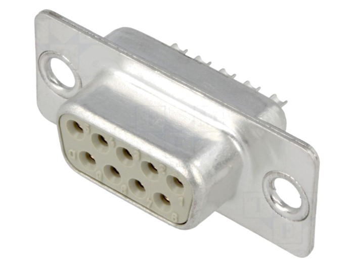Conector mufă mamă D-Sub 9 pini