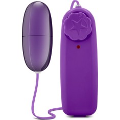 Ou Vibrator B Yours cu Telecomanda, Multispeed, ABS, Violet, 5.7 cm