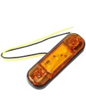 Lampa gabarit auto cu LED 12V-24V Portocaliu, Xenon Bright