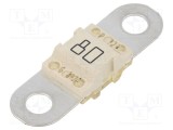 Siguranţă LITTELFUSE 80A 32VDC şurub M5 auto cupru 16x12x8mm