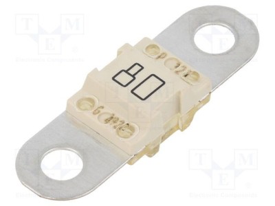 Siguranţă LITTELFUSE 80A 32VDC şurub M5 auto cupru 16x12x8mm foto