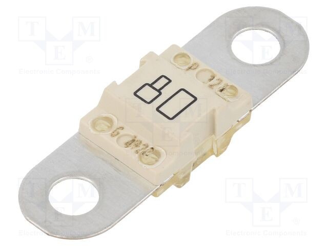 Siguranţă LITTELFUSE 80A 32VDC şurub M5 auto cupru 16x12x8mm