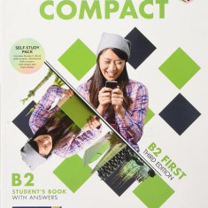 Compact First Self-Study Pack 3rd Edition, Student's Book with Answers, Workbook with Answers with Audio and Class Audio - Paperback brosat - Cambridg
