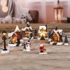 HI Decorațiune scenă sat de Crăciun cu LED 438346
