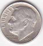 SUA USA 1 DIME 10 Centi 1957