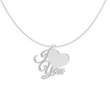 Lantisor model I Love You - argint 925