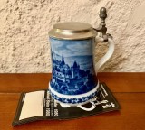 HALBA DIN PORTELAN- COLECTIA "GERMAN CHATEAUS AND CASTLES"- "THE CASTLE OF HOHENZOLLERN" 1980 H10,5CM