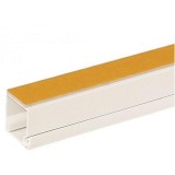Canal cablu PVC alb cu banda adeziva 16x16mm 2M/buc Valcor VLC16001