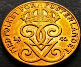 Cumpara ieftin Moneda istorica 2 ORE - SUEDIA, anul 1942 *cod 5274 A = GUSTAF V, Europa, Bronz